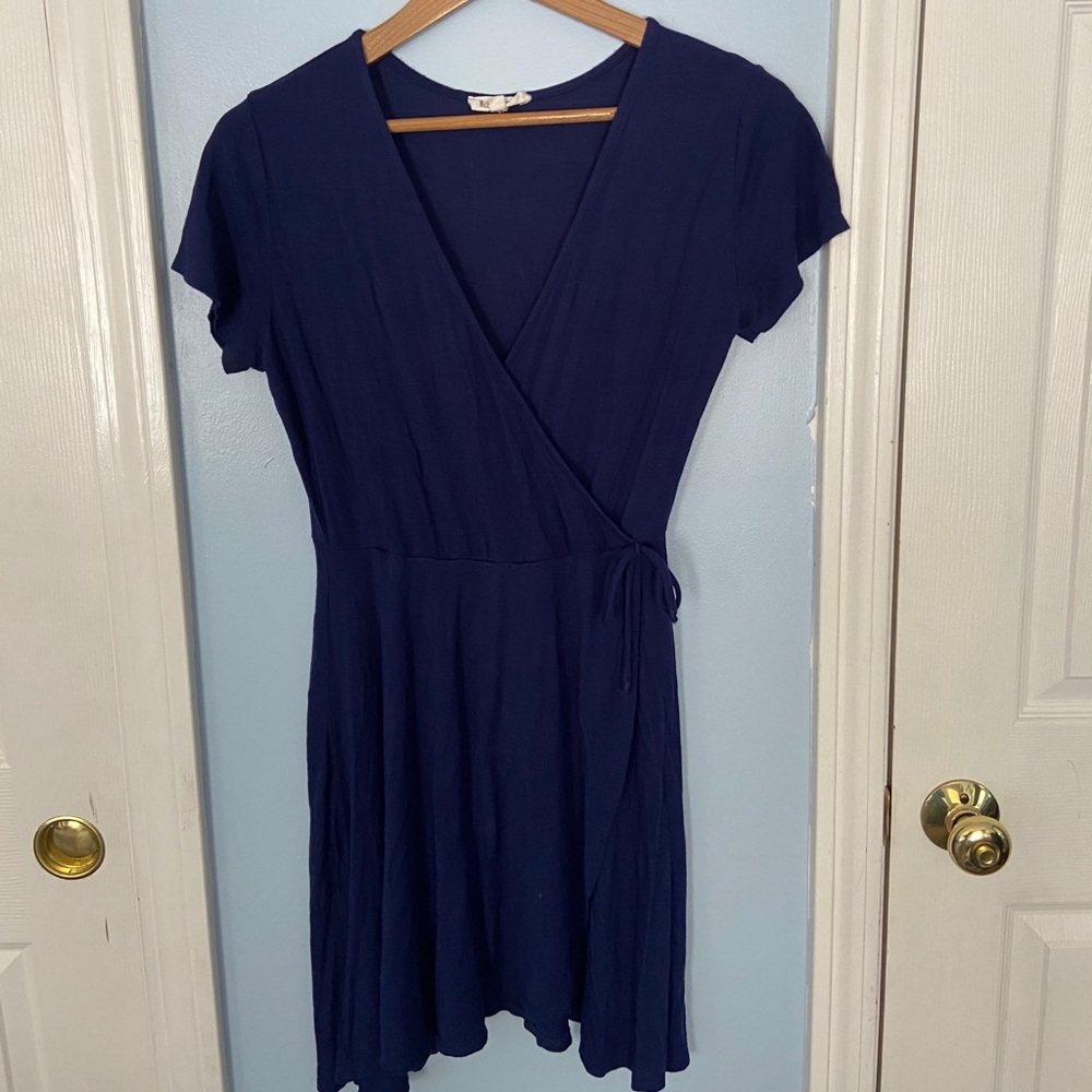 Blue Wrap Dress